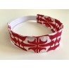 Bandeau ENFANT - fushia, motif chiens