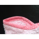 Bavoir à manches - tablier brodé pour bébé (6-30mois) - rose - La cerise sur le gateau